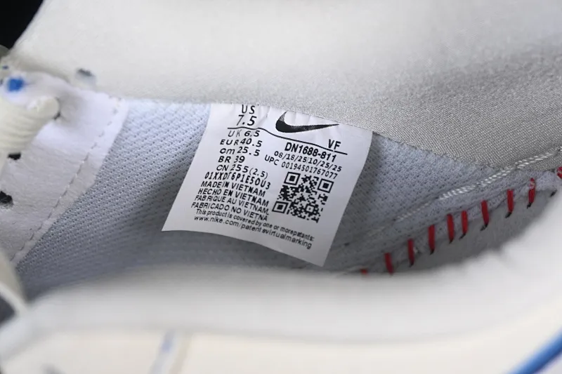 All categories Nk Air Force 1 Air Force series Nk Air Force 1 Low Air Force low-top Nike Air Force 1'07 Low White and black contrasting sapphire blue Air Force 1 low-top casual sneakers DN1688-811